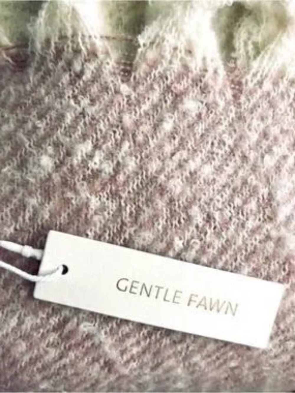 GENTLE FAWN Cozy Women's Colorblock Boucle Soft Scarf - NWT - Picture 9 of 9